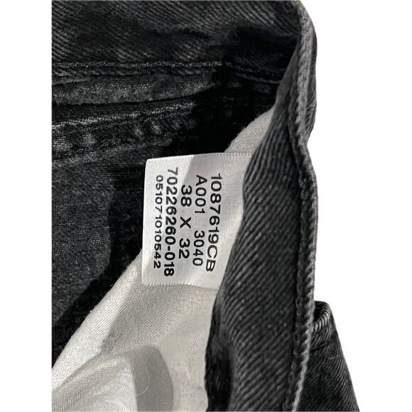 Rustler Black Straight Leg Jeans Mens 38x32 - Picture 3 of 4